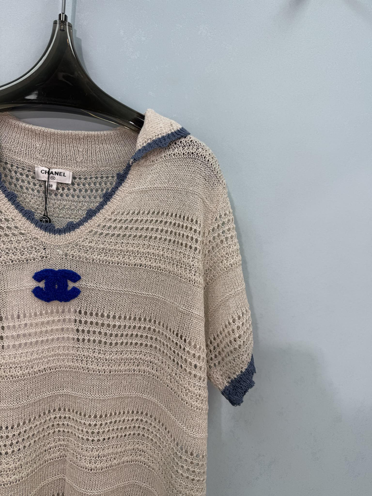 Chanel 2026 knitted sweater Beige Wool 632642