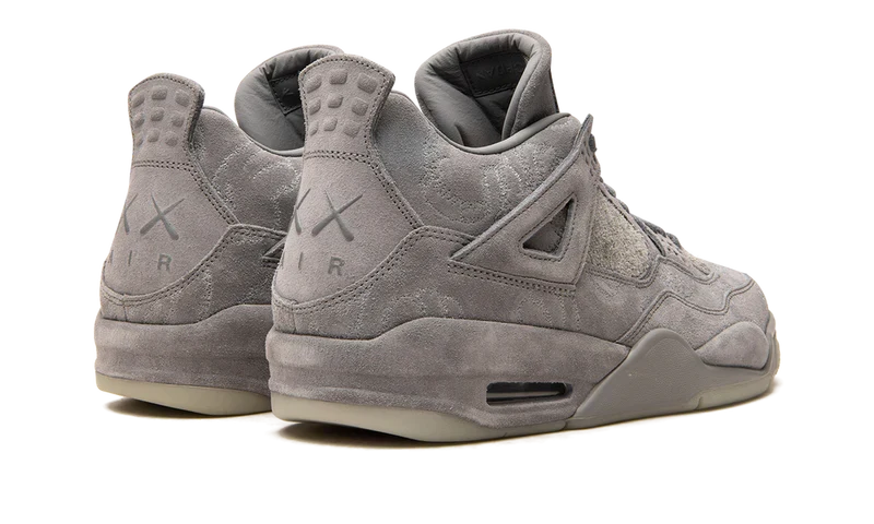 Nike Air Jordan 4 Retro Kaws Cool Grey Suede