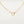 LOVE NECKLACE 16MM 2 DIAMONDS