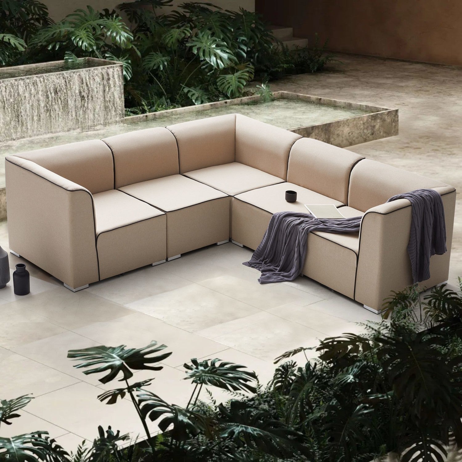 DekoLiving COP30003 Meliazzo Outdoor Sofa Set