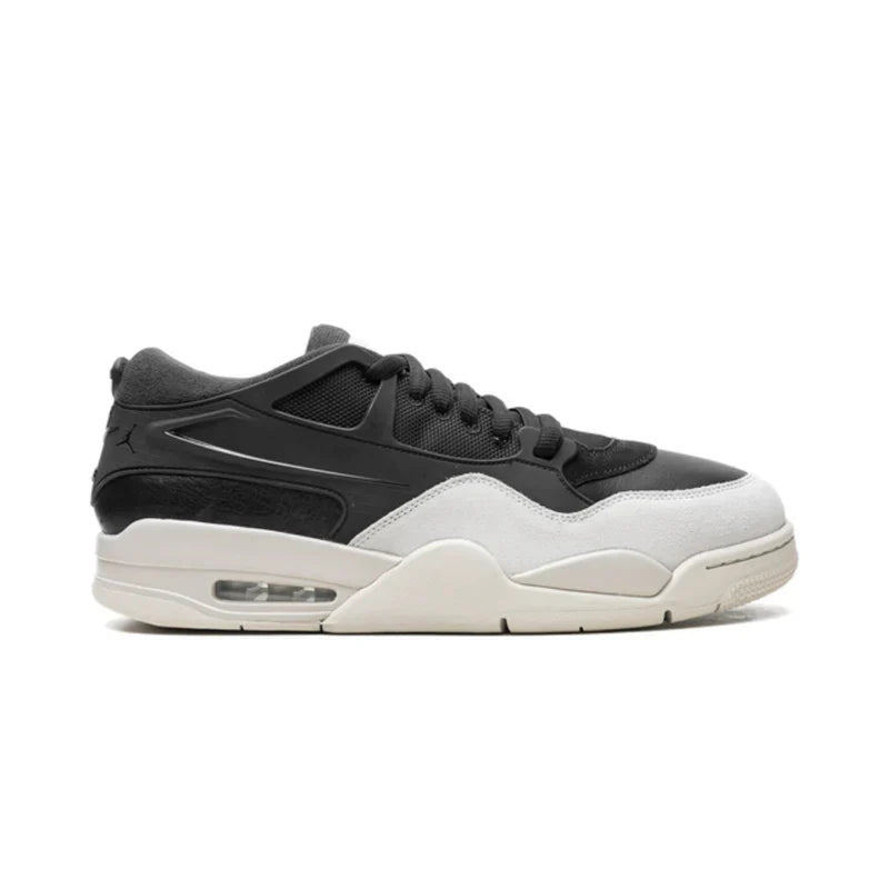 Nike Air Jordan 4 Black Ivory Suede Leather