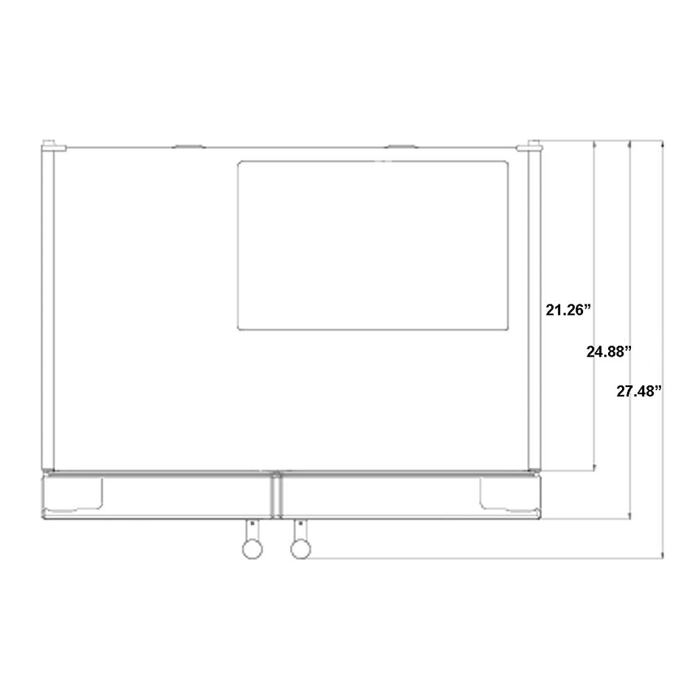 Forno FFRBI1805-33SB 33″ Salerno Refrigerator FORNO ALTA QUALITA Freestanding Side-by-side 15.6 cu.ft White Interior