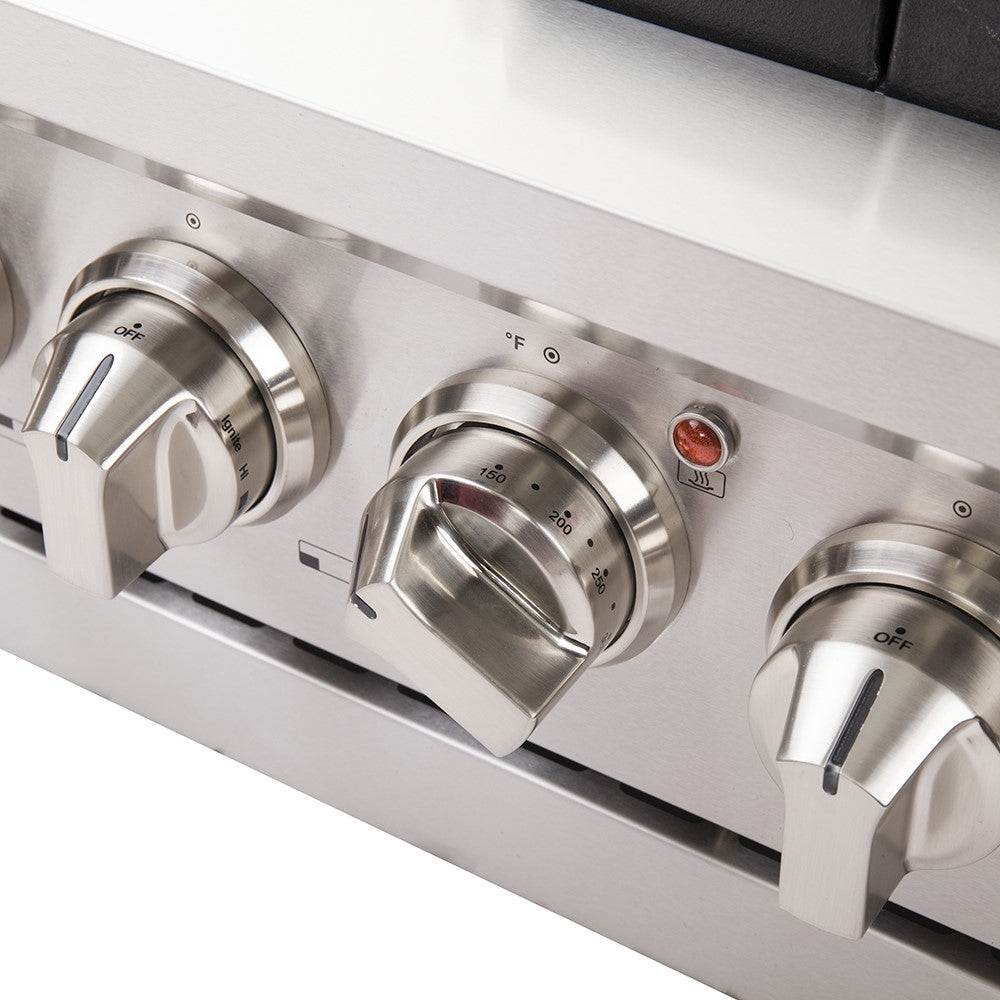 Forno FFSGS6260-48 48” Capriasca FORNO ALTA QUALITA Pro-Style Gas Range 8 Italian Burner 160,000 BTU All 304 Stainless Steel