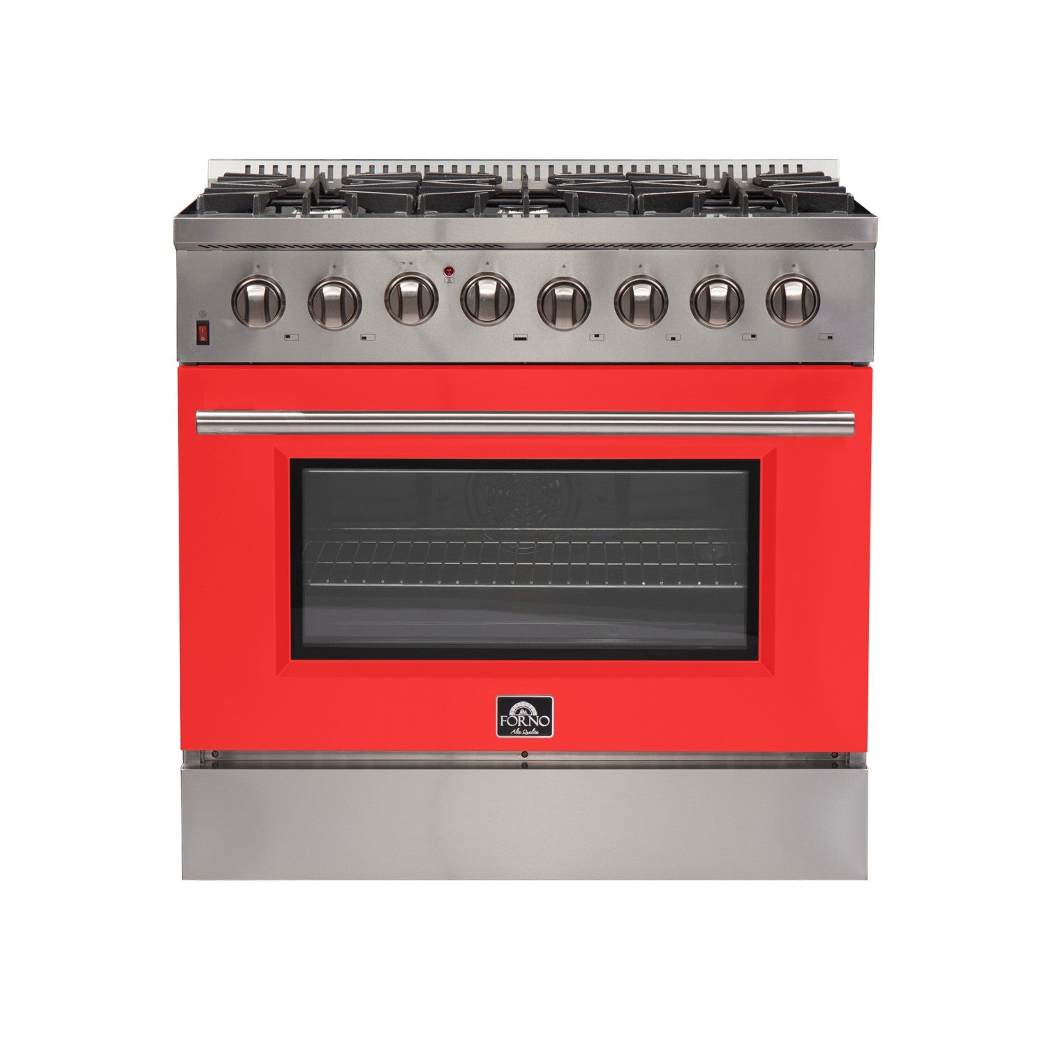 Forno FFSGS6156-36 36″ Galiano Gas Range with 240 Volt Electric Oven