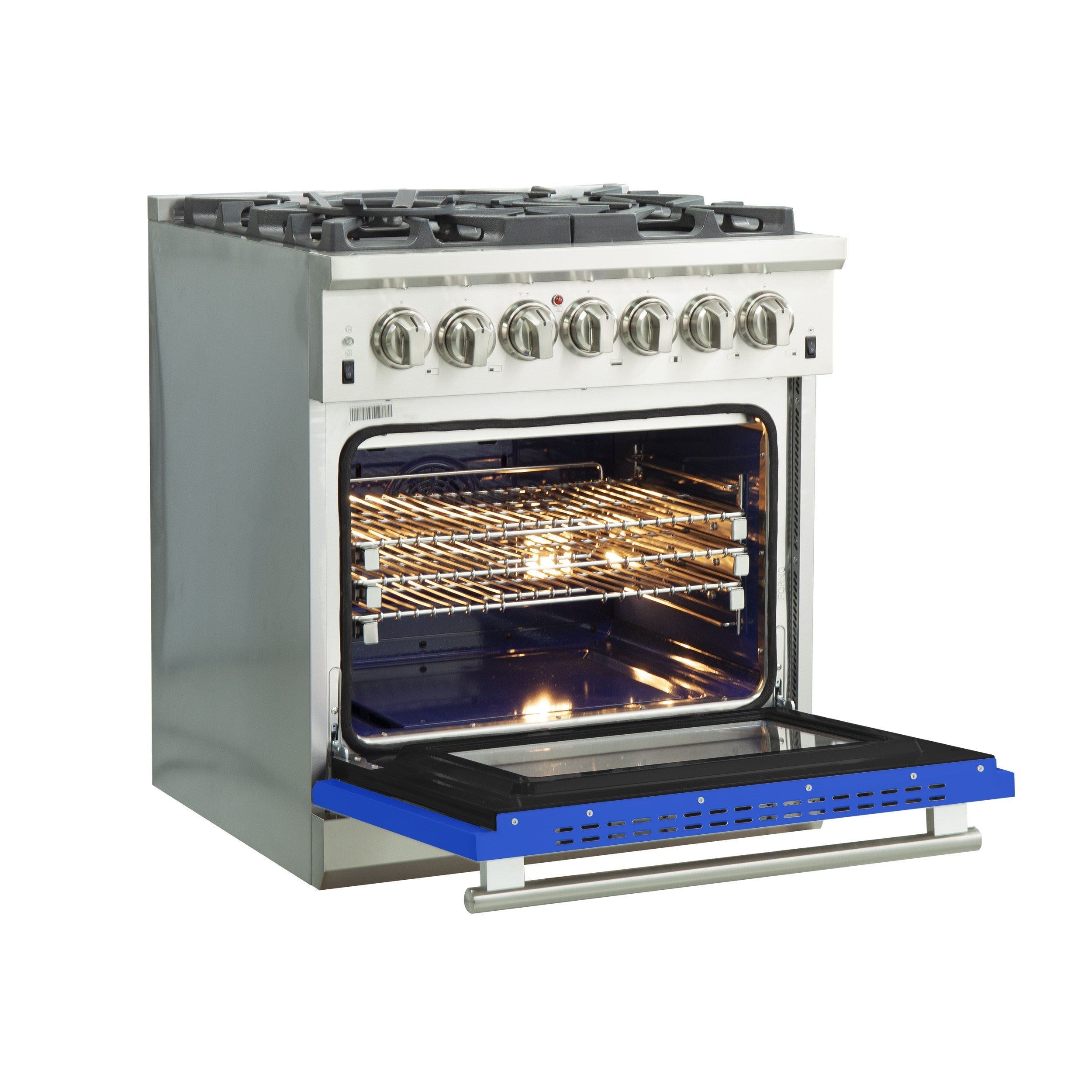 Forno FFSGS6187-30 30″ Capriasca Gas Range with 240 Volt Electric Oven