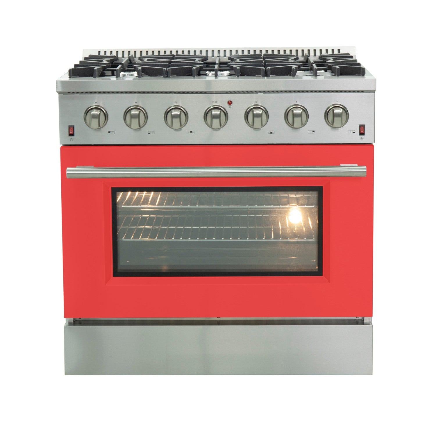 Forno FFSGS6244-36 36″ Galiano Gas Range with FORNO ALTA QUALITA Pro-Style Gas 6 Italian Burners 83,000 BTU All Stainless Steel