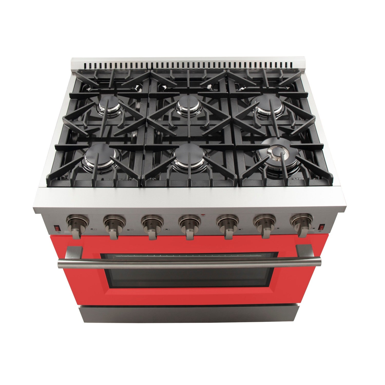 Forno FFSGS6244-36 36″ Galiano Gas Range with FORNO ALTA QUALITA Pro-Style Gas 6 Italian Burners 83,000 BTU All Stainless Steel