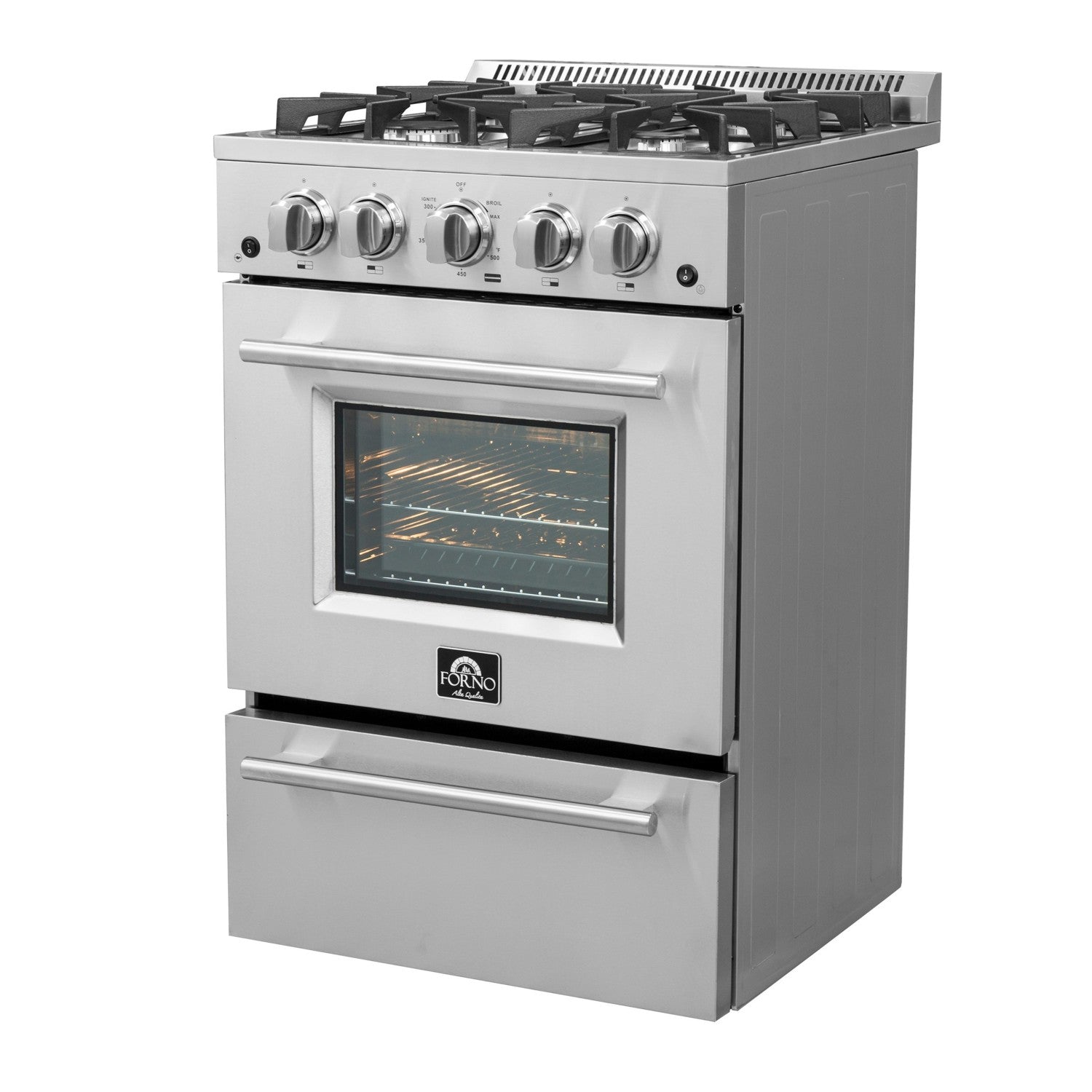 Forno FFSGS6272-24 Pro Style 24″ Sperlonga Gas Range