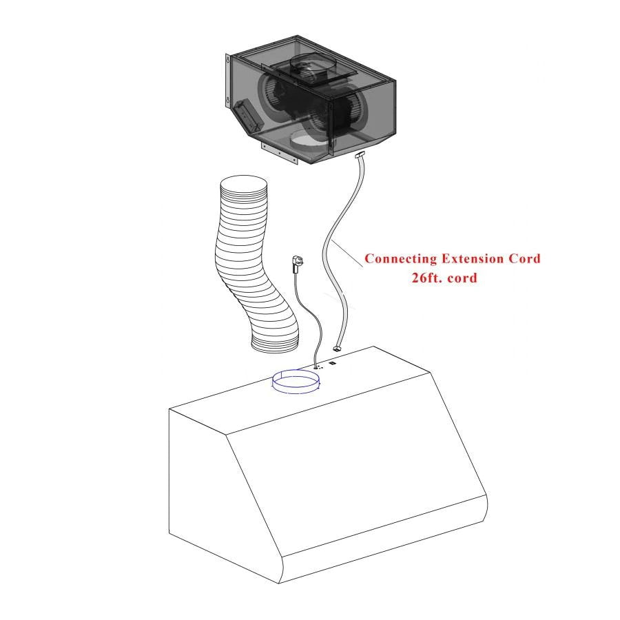 ZLINE Remote Blower Island Range Hood (GL2i-R)