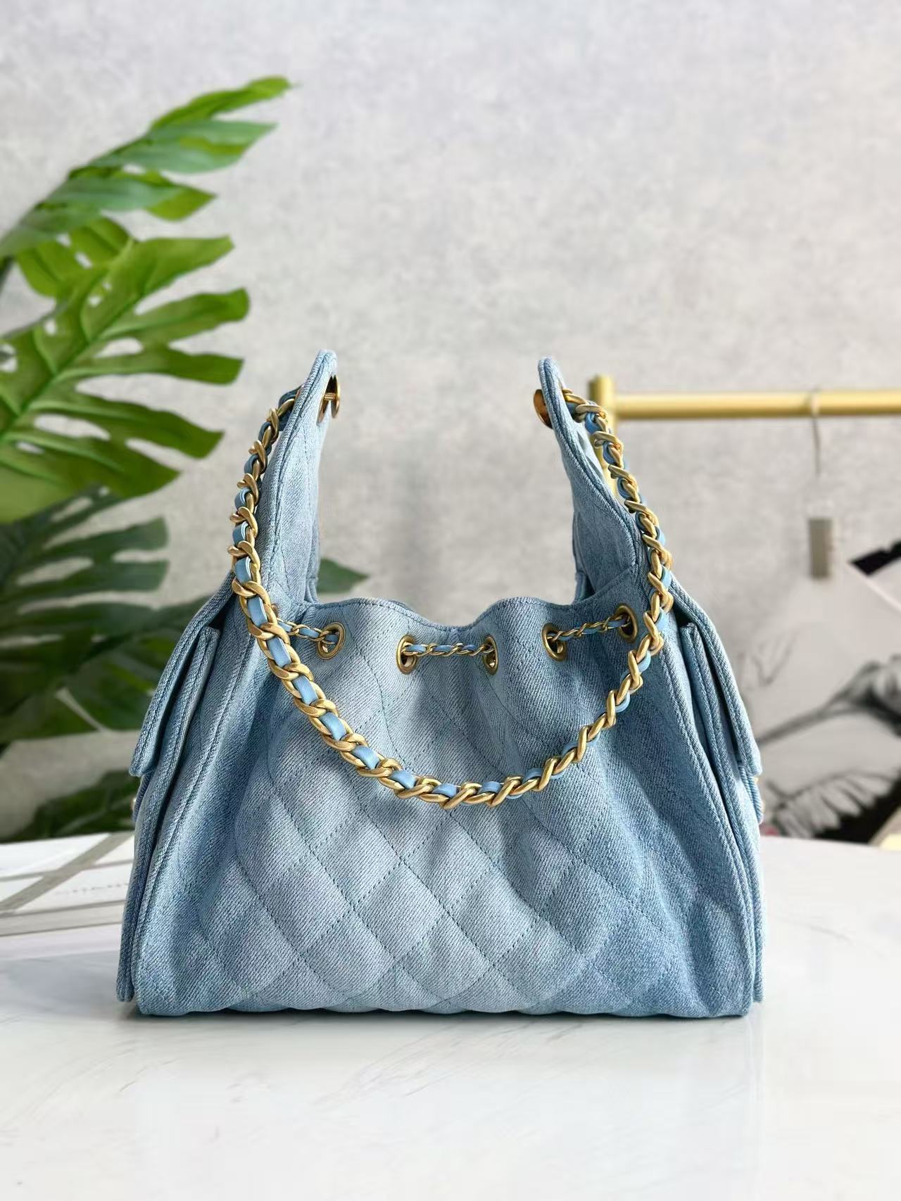 CC 25C Hobo Bag 30cm Denim