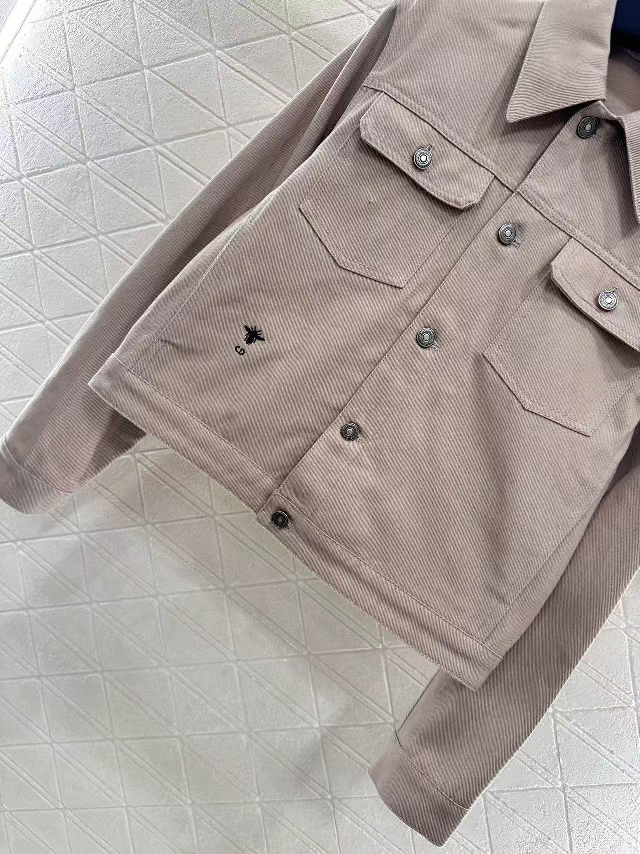 Dior Jacket Pink and White Cotton