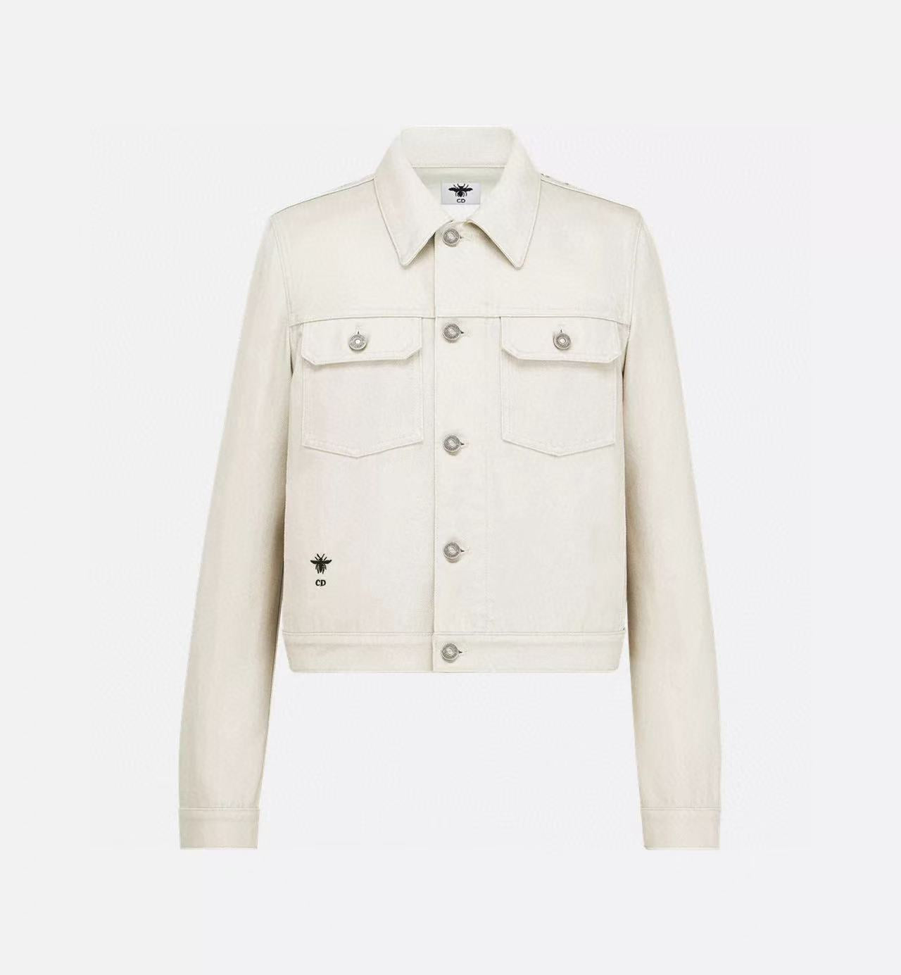 Dior Jacket Pink and White Cotton