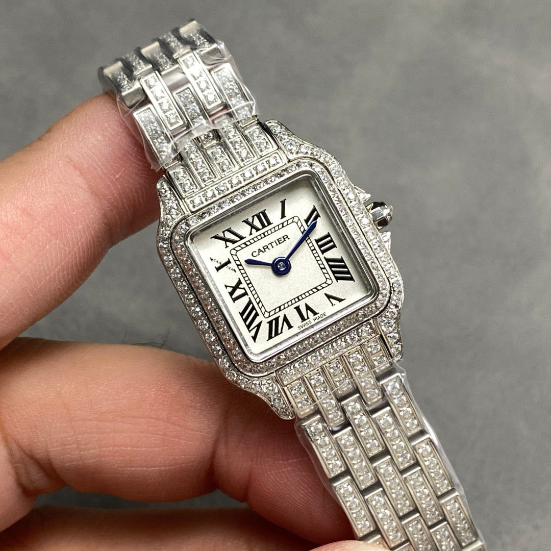 Cartier Panthère de Cartier Diamond Silver Dial