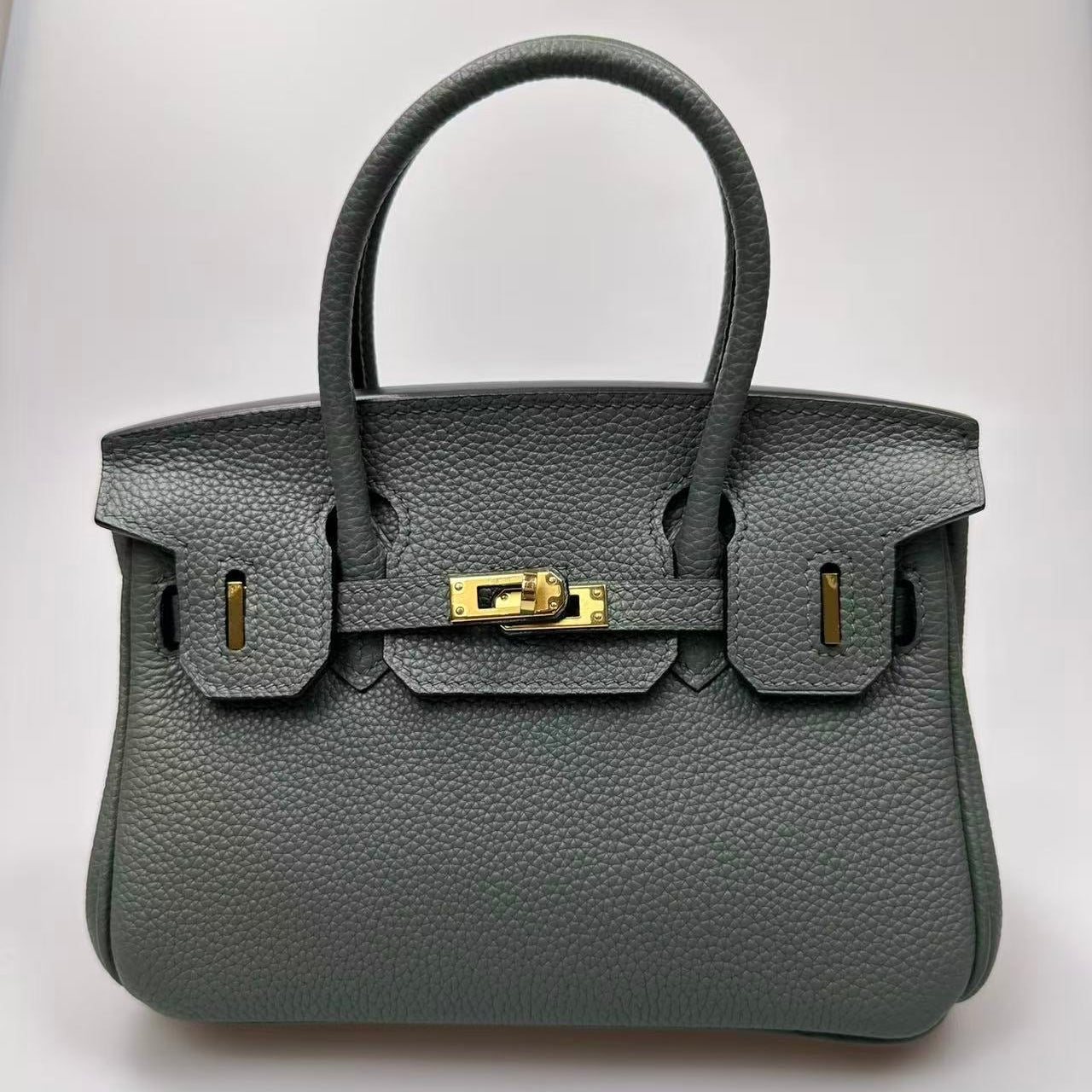 HM Birkin 20cm Vert Amande Togo Leather Gold Hardware