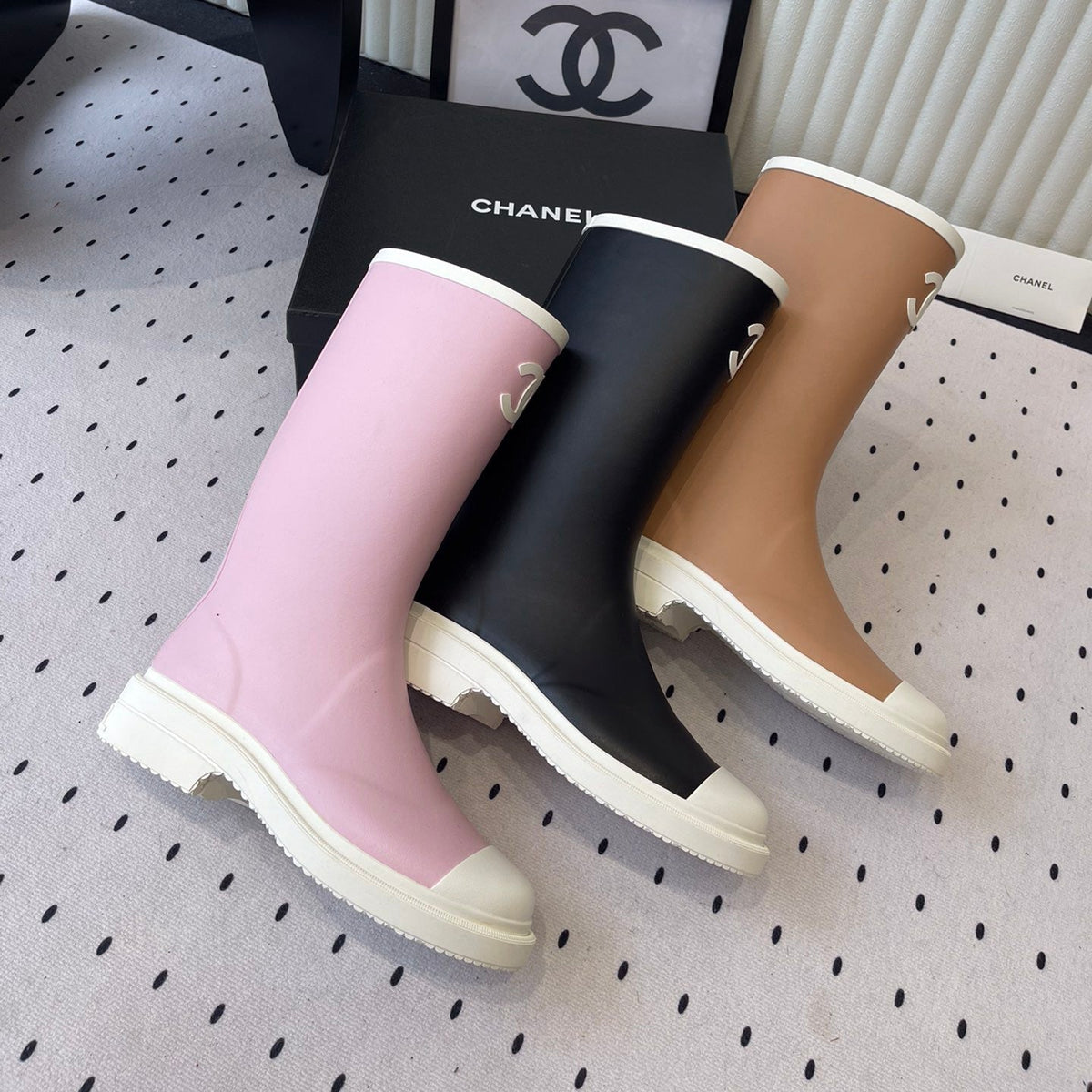 Chanel 2025 Rain Boot Rubber