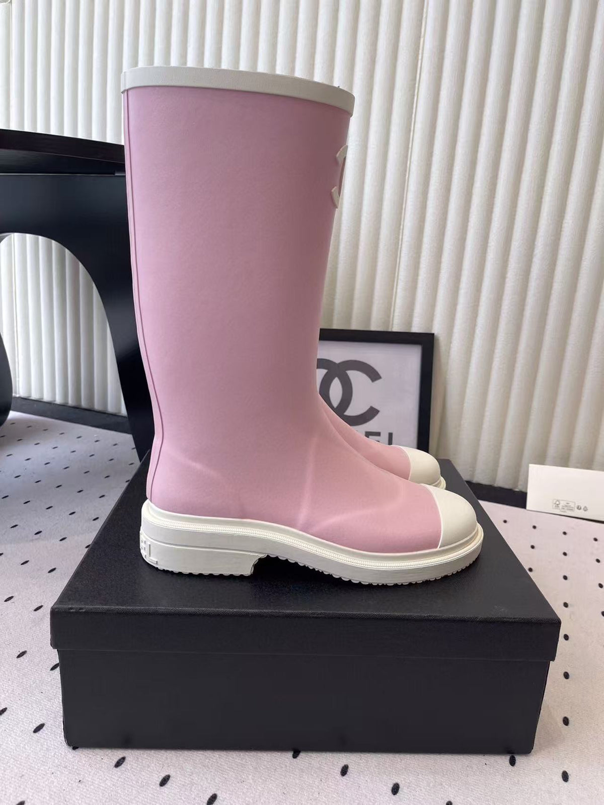 Chanel 2025 Rain Boot Rubber