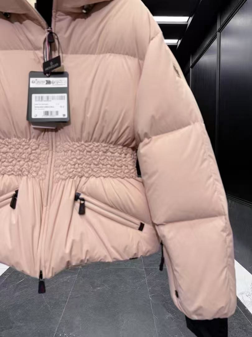 Moncler 2026 Wollemi Hooded Insulated Ski Jacket Pink Down Polyester