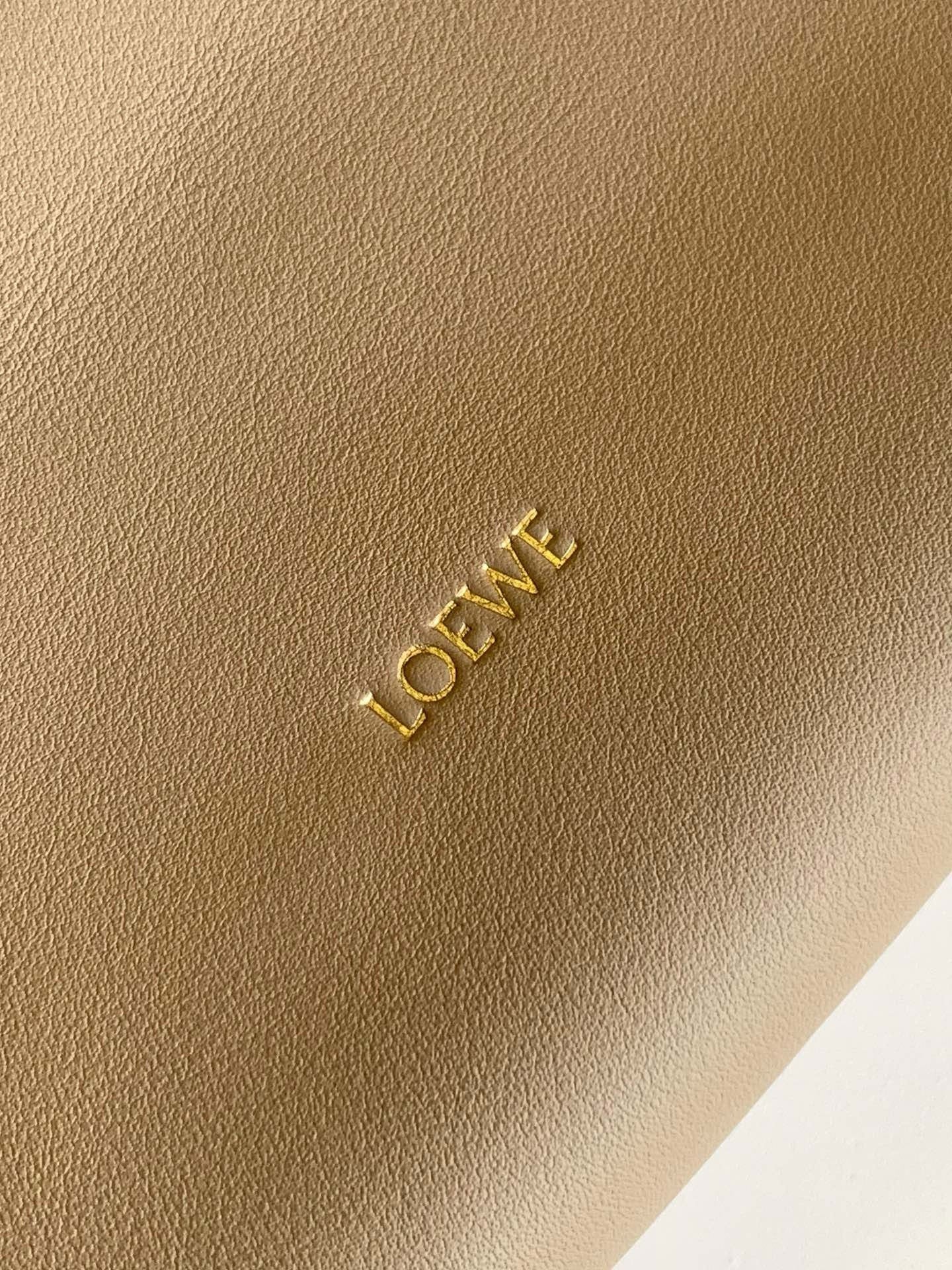 Loewe 2026 Flamenco Clutch 30cm Beige Nappa Cow Leather