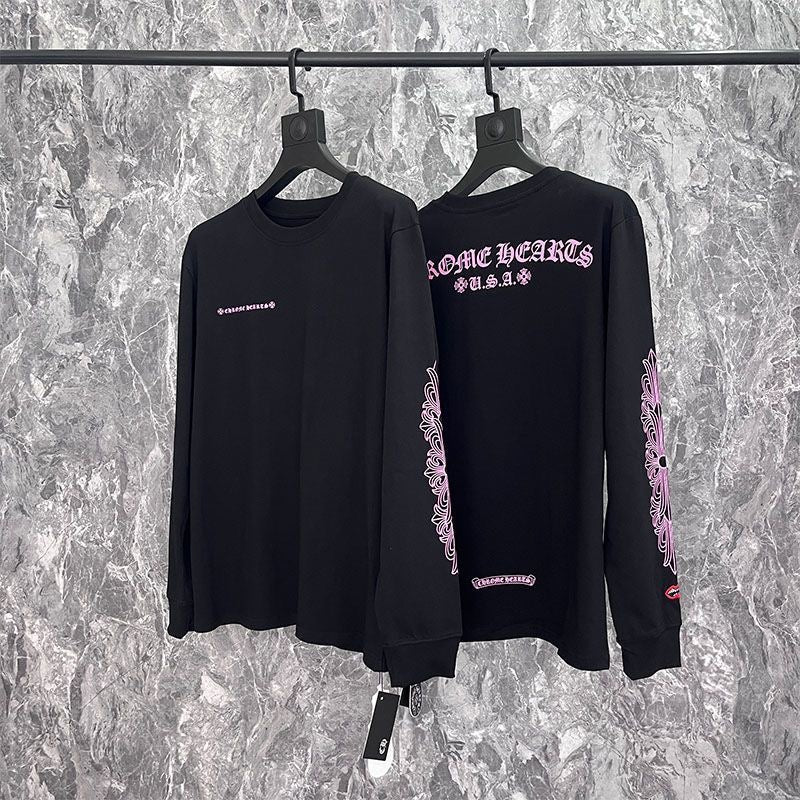 Chrome Hearts 2026 Matty Boy Shirt Black Pink Cotton