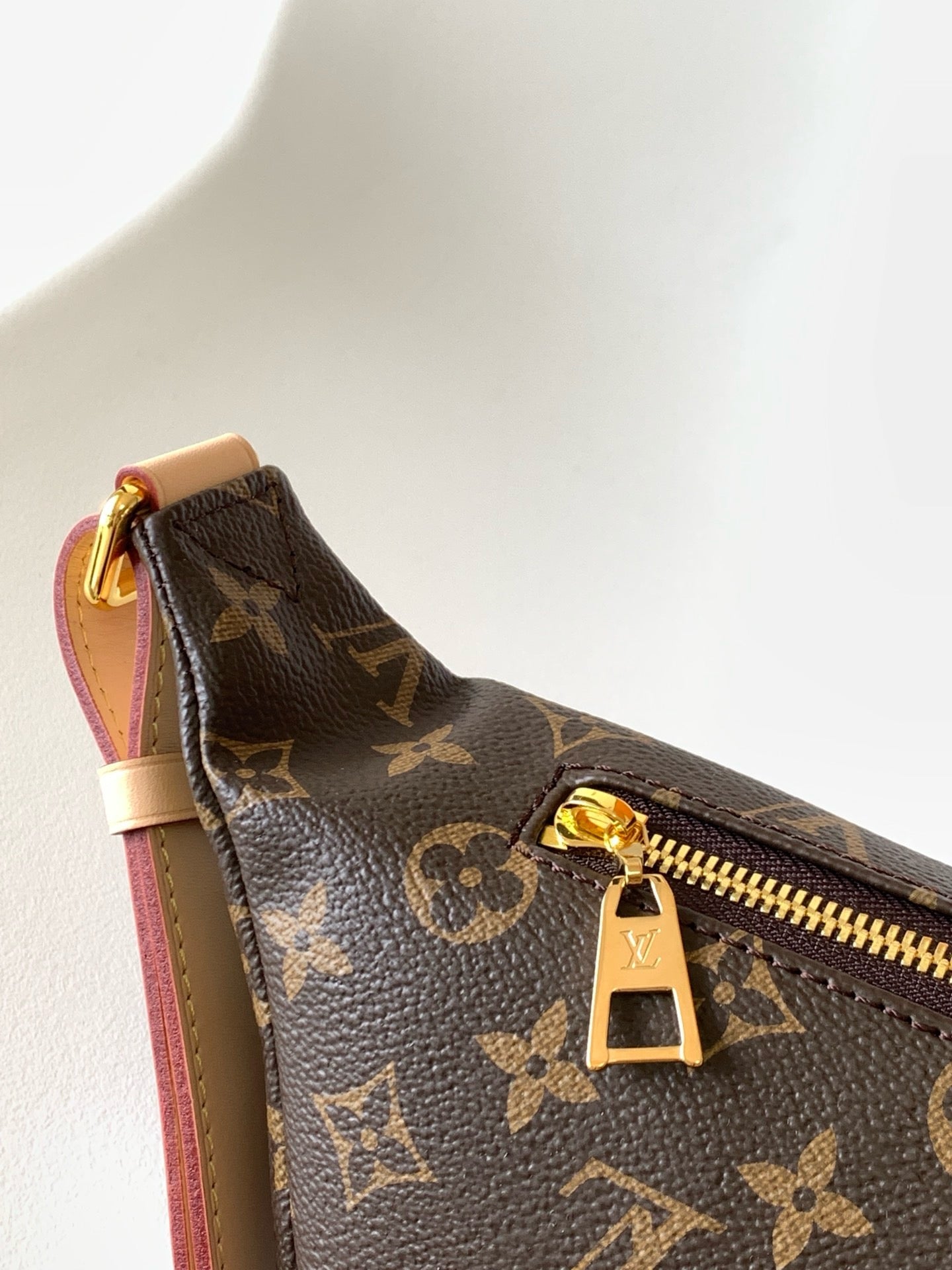 Louis Vuitton 2026 Monogram Bumbag 37cm Brown Canvas Leather