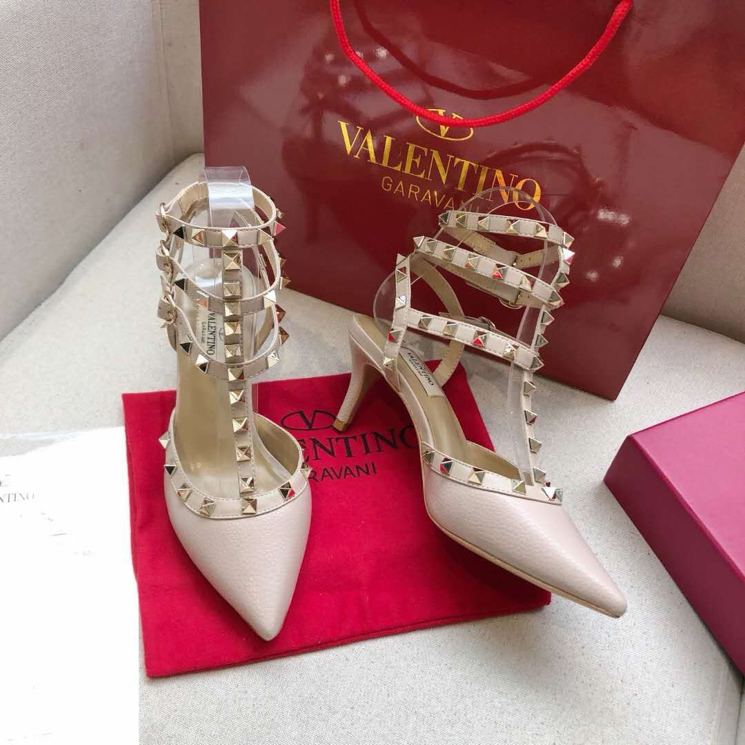 Valentino Rockstud Caged Pump 65mm Leather