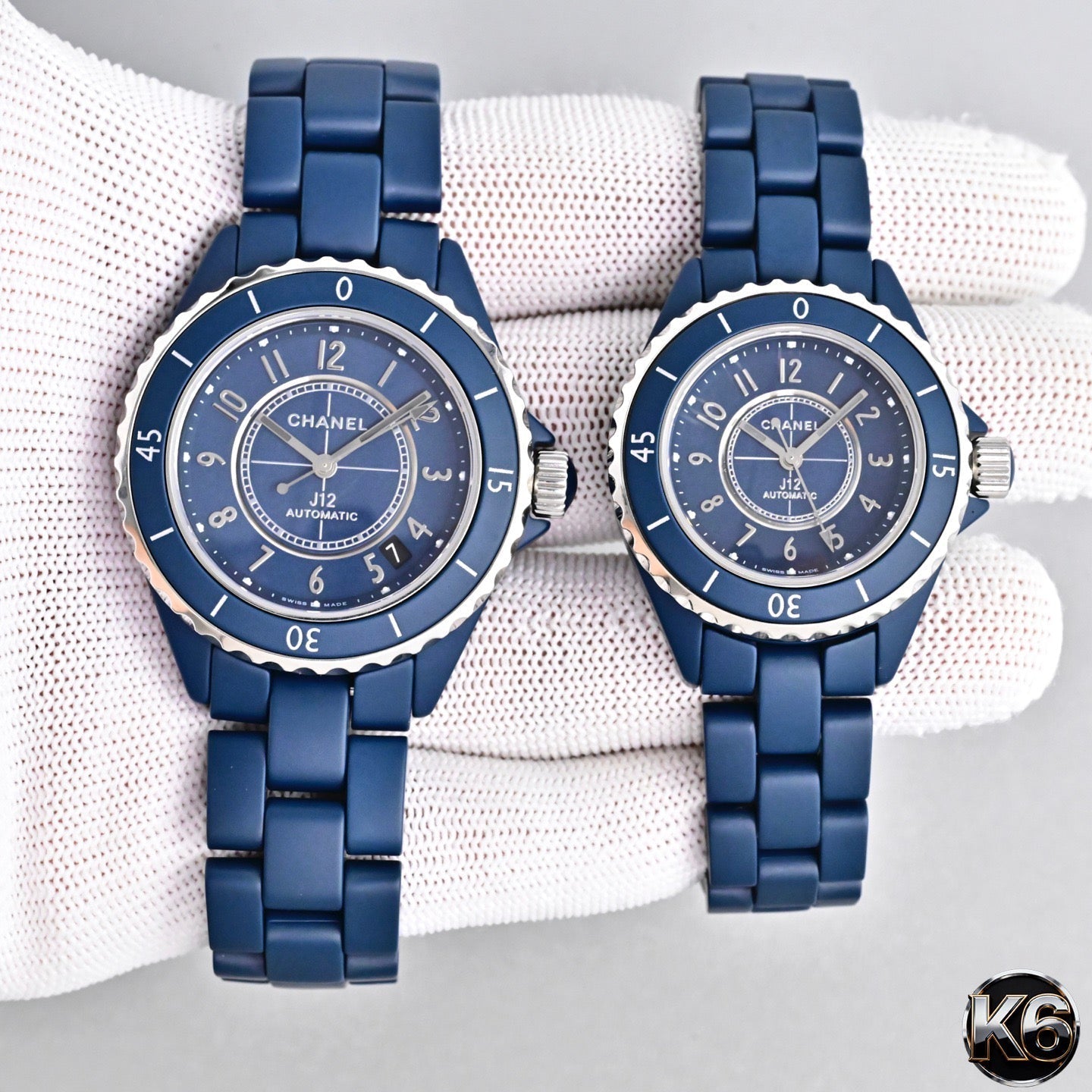 Chanel J12 Caliber 12.2 Blue Ceramic Watch