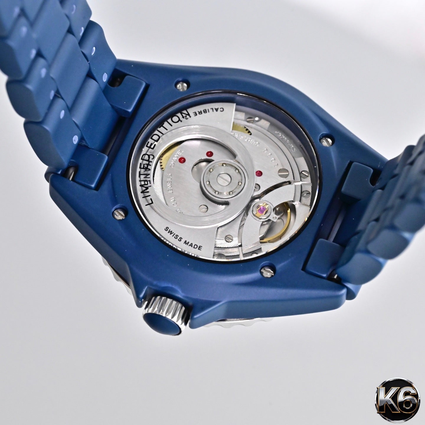 Chanel J12 Caliber 12.2 Blue Ceramic Watch