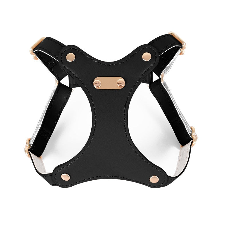 Harnais luxe cuir souple réglable