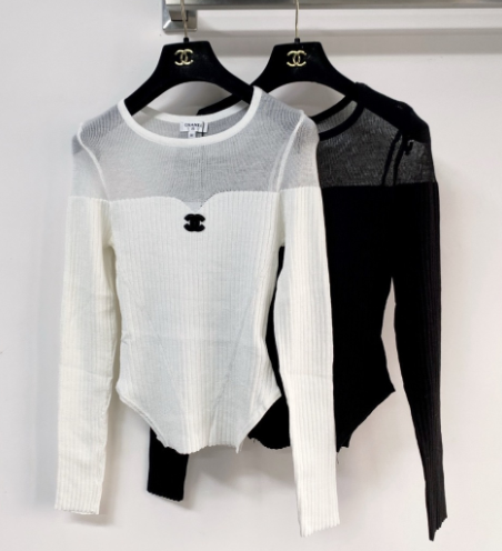 Chanel 2026 Long-Sleeve Top Wool 166733
