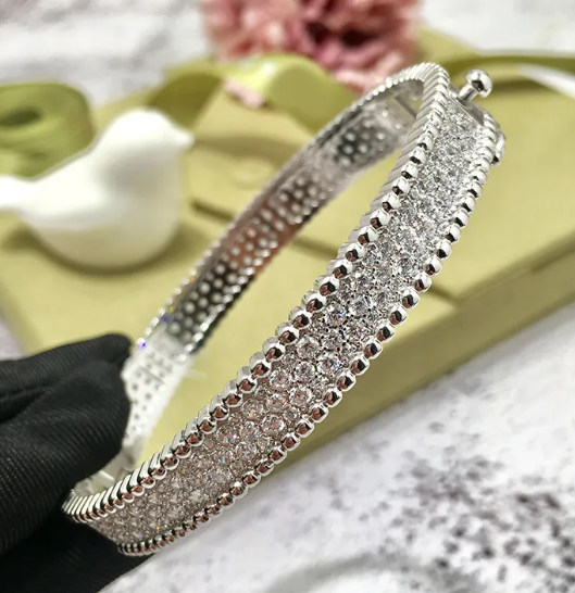 PERLEE 3 ROWS DIAMONDS BRACELET