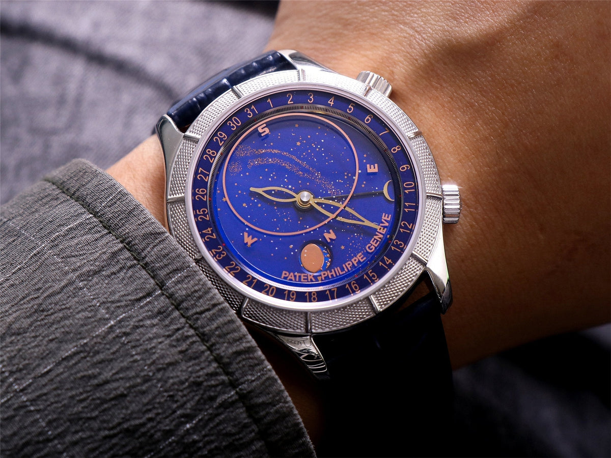 PATEK CELESTIAL GRAND COMPLICATIONS STEEL BLUE DIAL