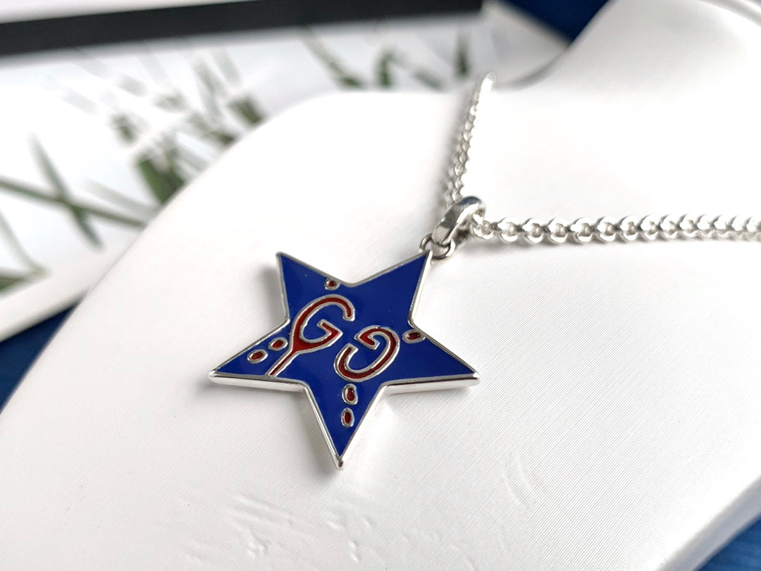 GHOST GG STAR PENDANT IN MIDNIGHT BLUE