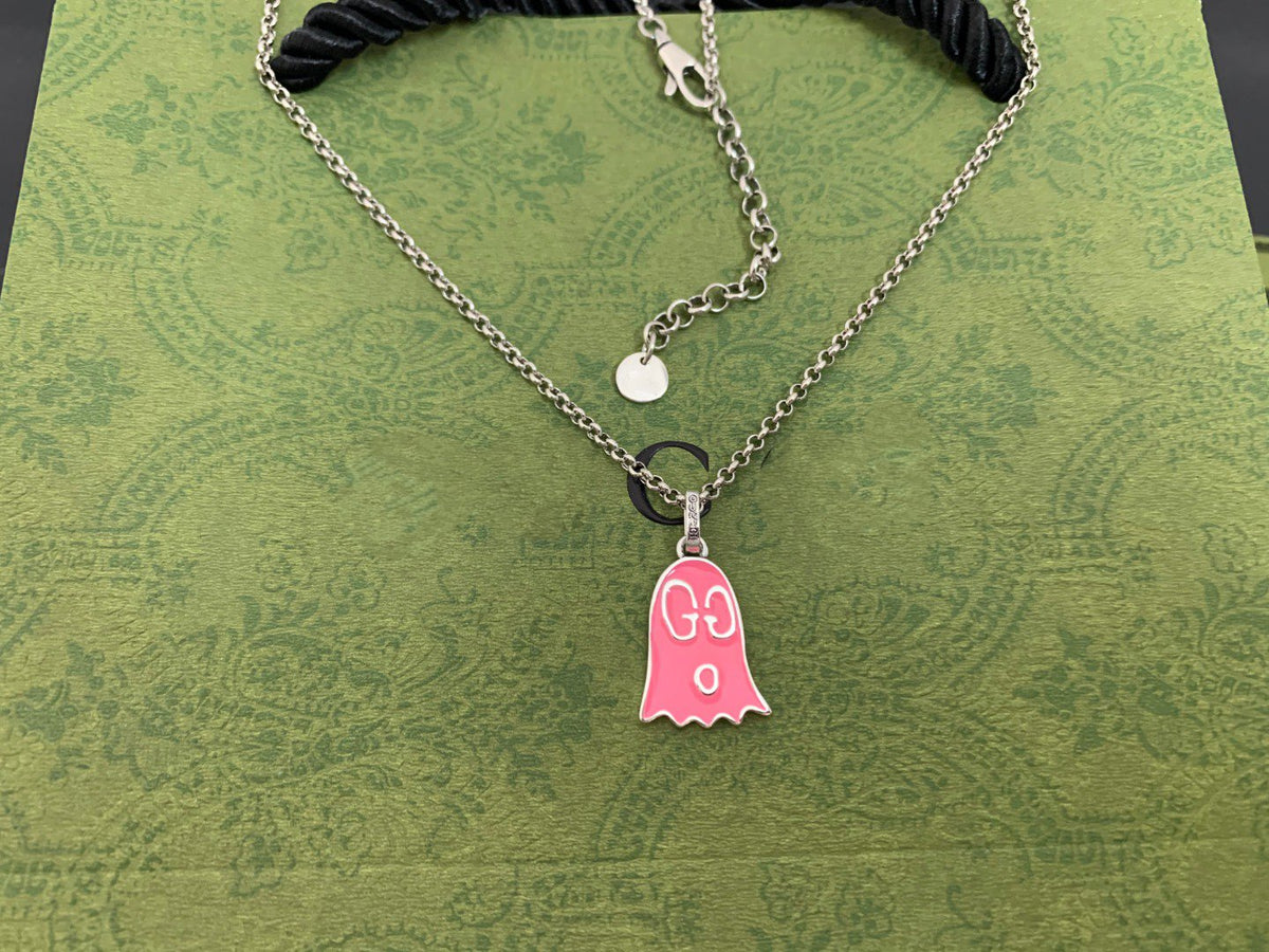 GG GHOST PINK NECKLACE