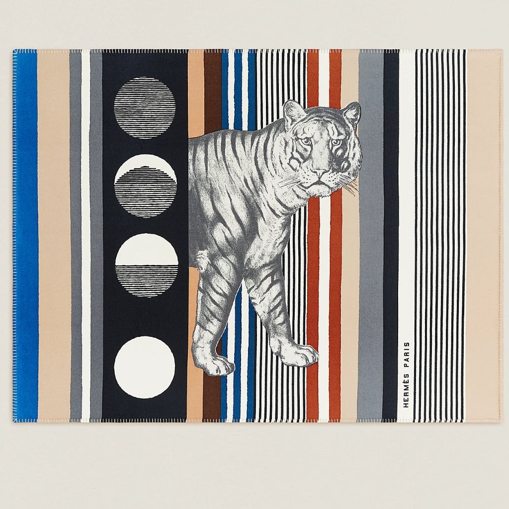 HM Tigre Bayadere Blanket Wool Cashmere