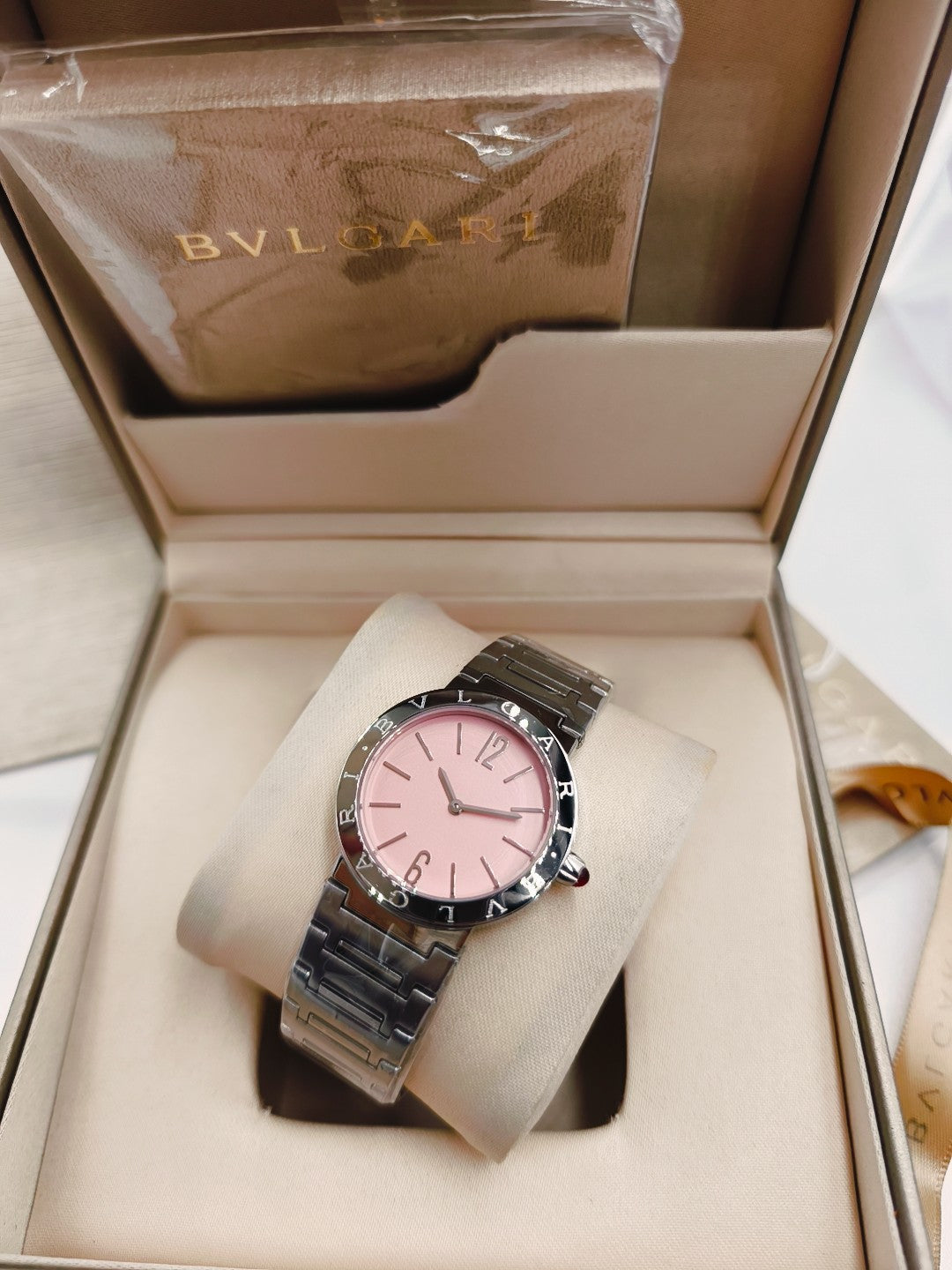 Bulgari 33mm Stainless Steel Case