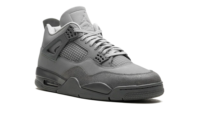 Nike Air Jordan 4 Dark Gray Suede Leather