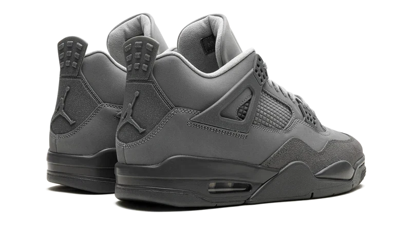 Nike Air Jordan 4 Dark Gray Suede Leather