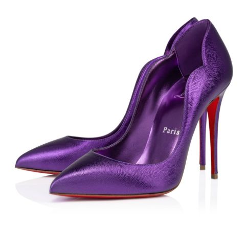 CL Hot Chick 100 Mm Pumps Nappa Leather Jacaranda