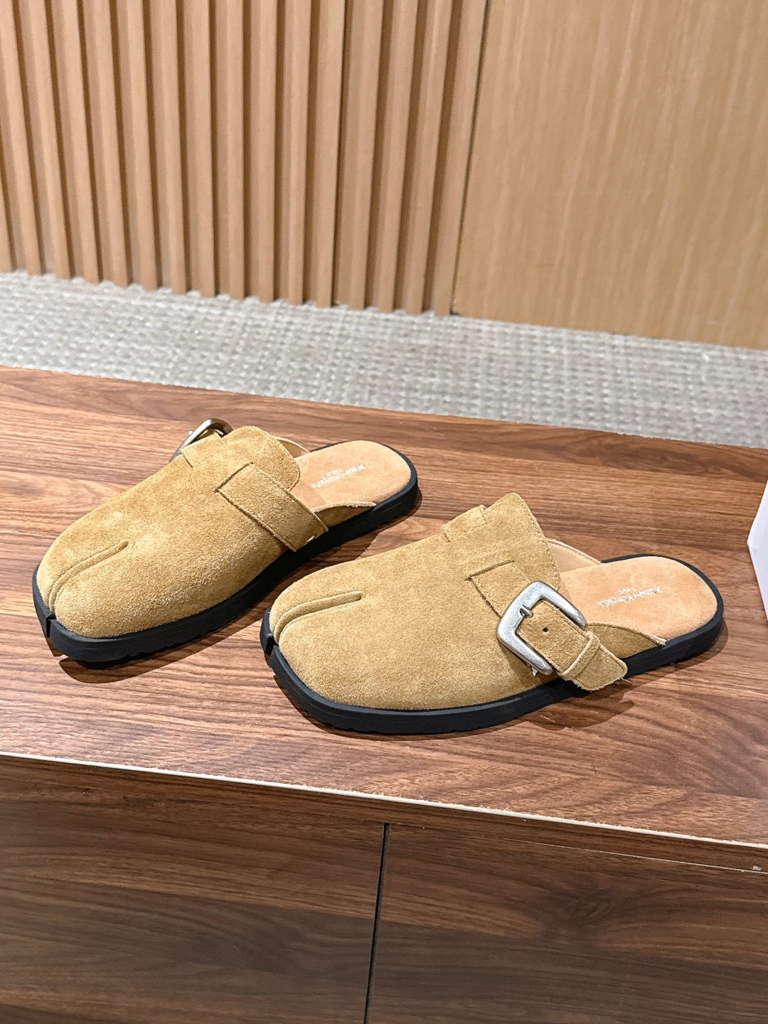 Maison Margiela 2026 Buckle Slipper Suede Leather 921762