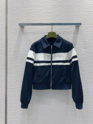 Gucci 2025 Suit Navy Blue Cotton