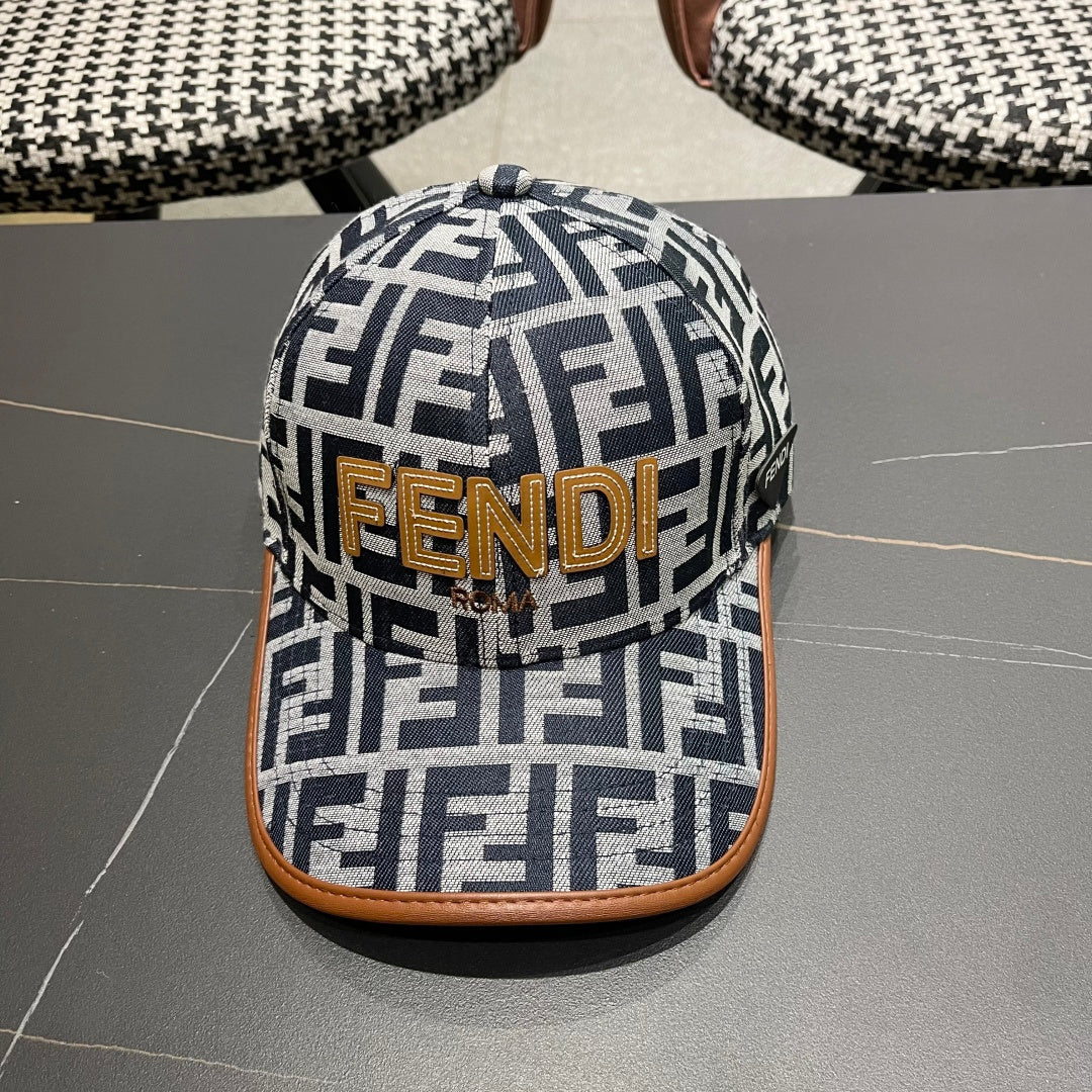 Fendi FF Motif Jacquard Baseball Cotton 196105