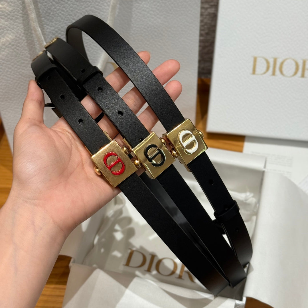 Dior 2026 Montaigne Treasure Belt 20mm Smooth Calfskin