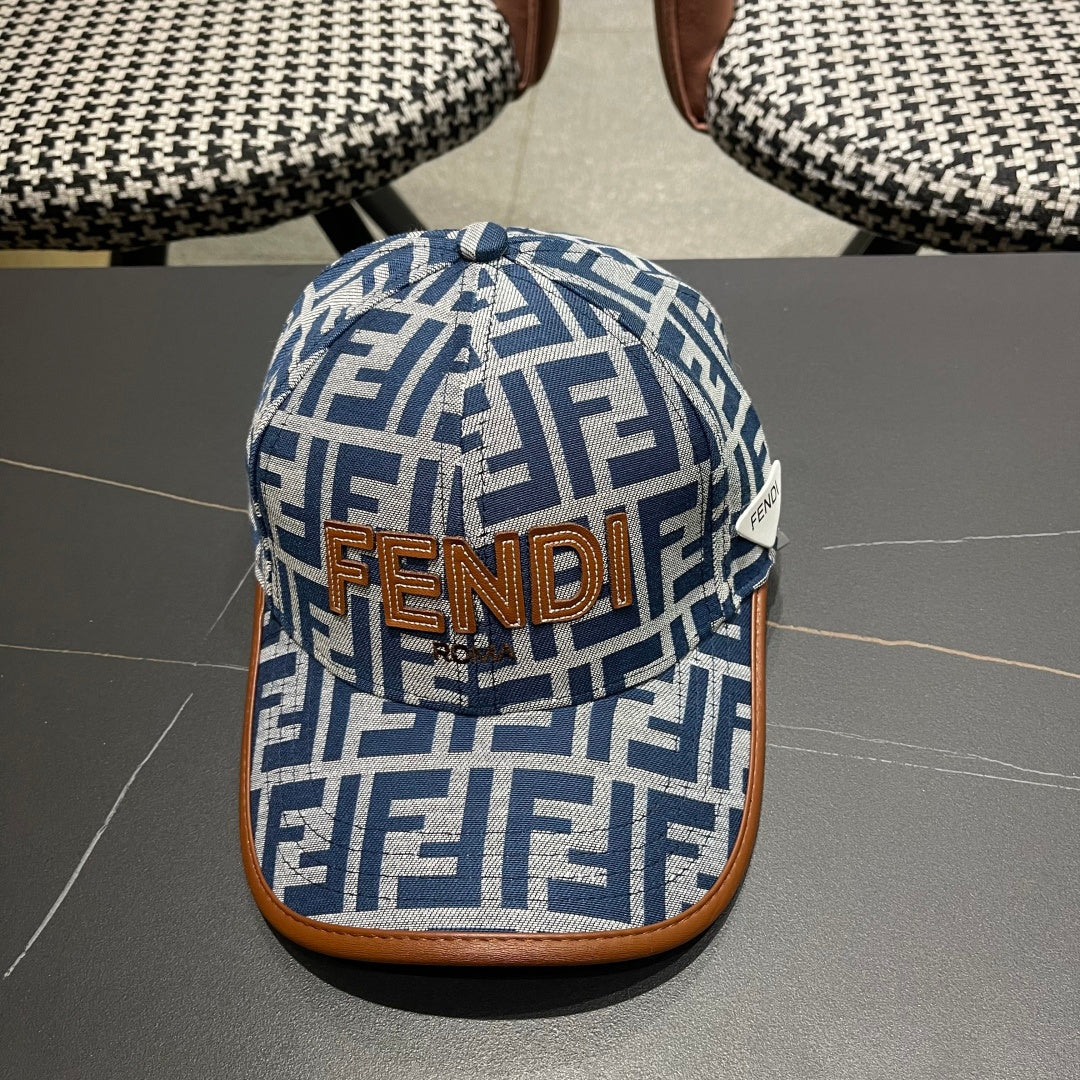 Fendi FF Motif Jacquard Baseball Cotton 196105