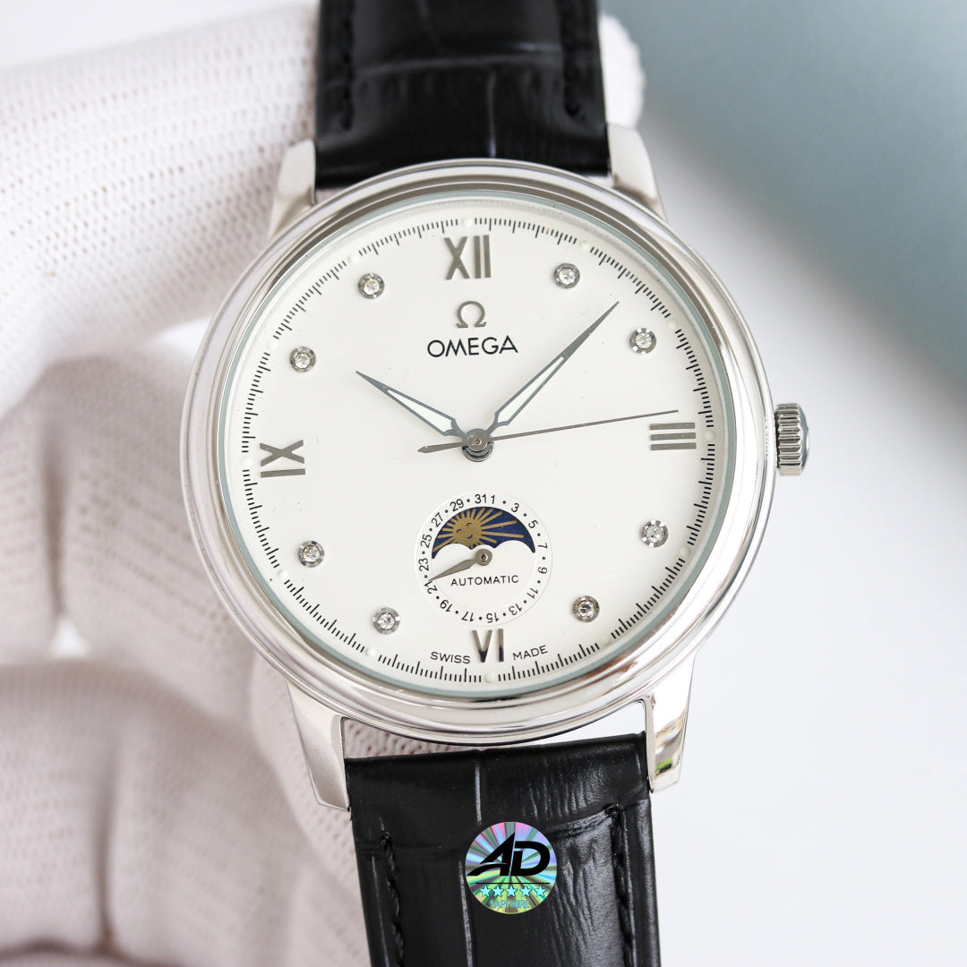 Omega De Ville Prestige 40mm Watch Leather Strap
