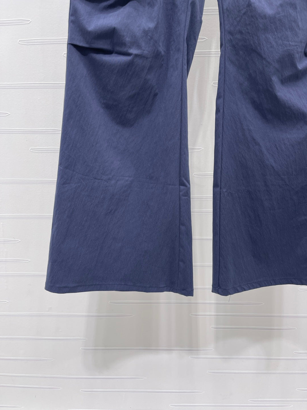 Miu Miu 2026 Pant Khaki and Navy Blue Cotton Nylon