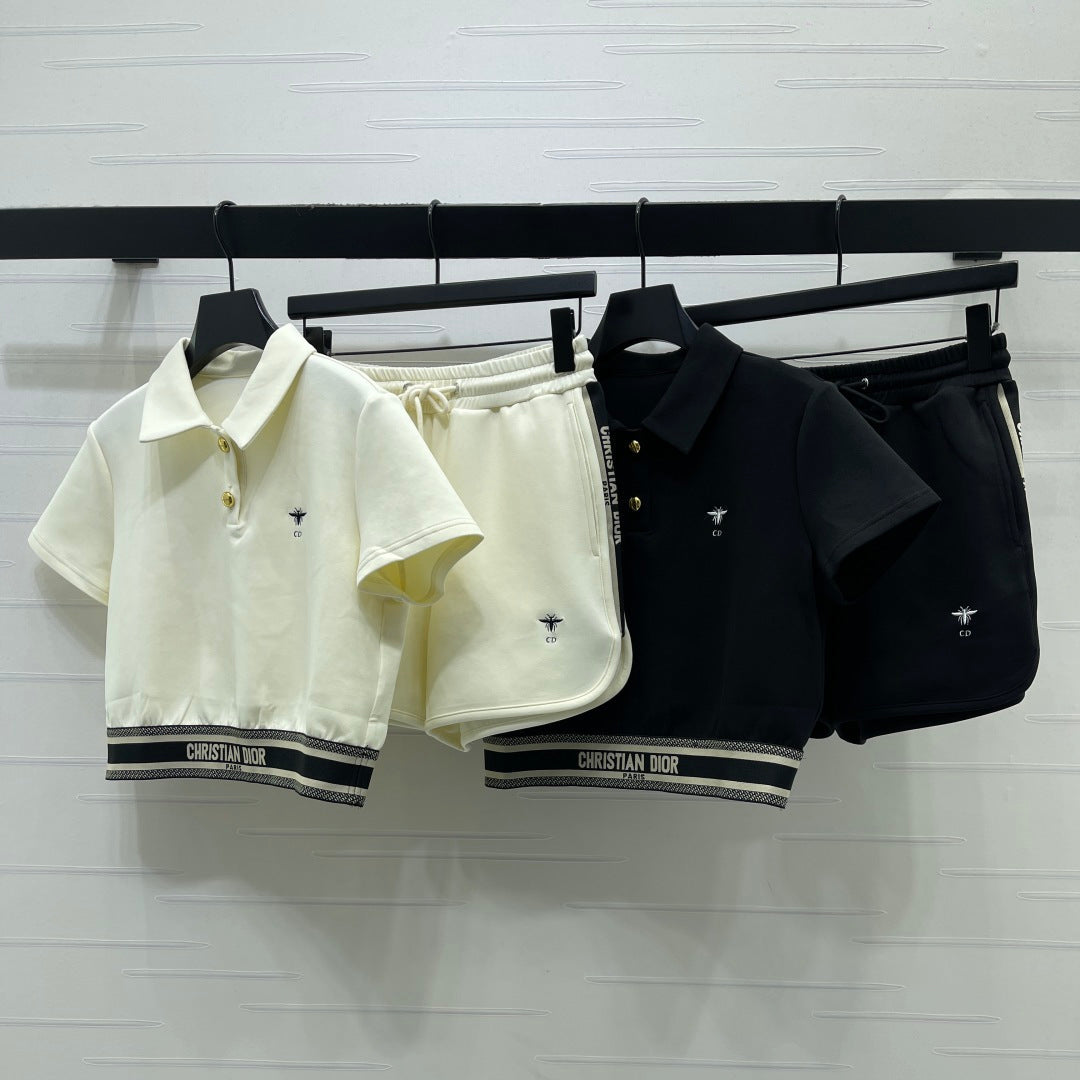 Dior 2026 Set Cream Black Cotton Polyester