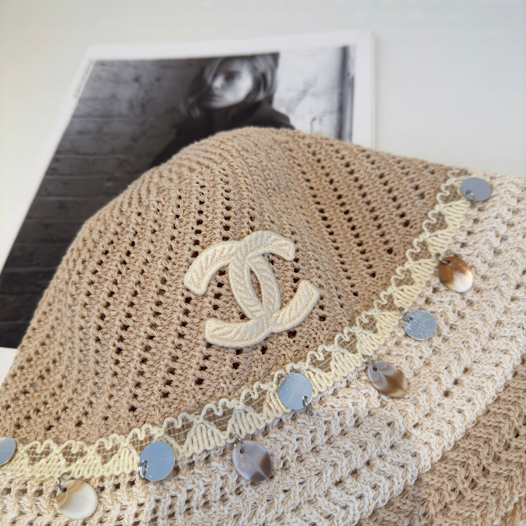 Chanel Knitted Bucket Hat 220884