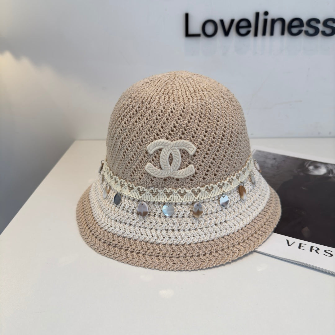 Chanel Knitted Bucket Hat 220884