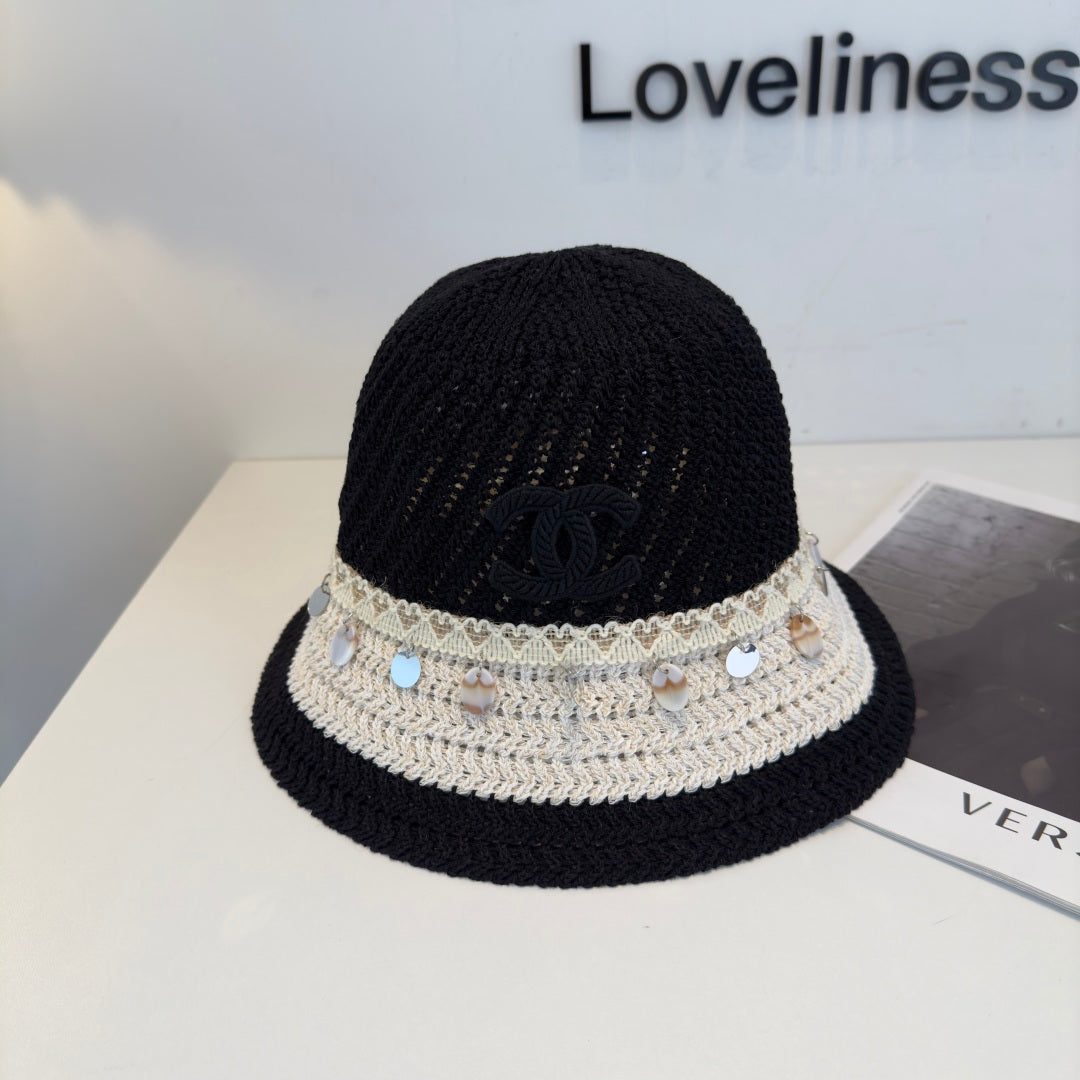Chanel Knitted Bucket Hat 220884