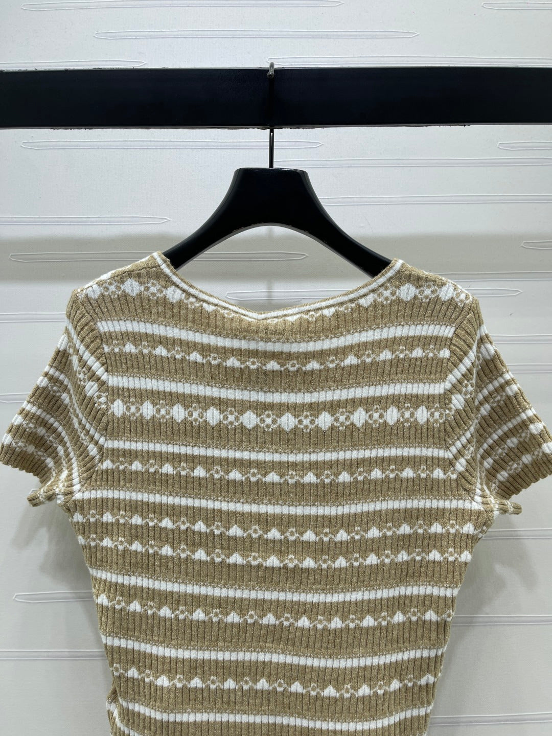 Chanel 2026 Crochet Knit Short Sleeve Cotton Polyamide 380684